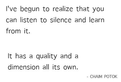 Silence quality dimension quote copy